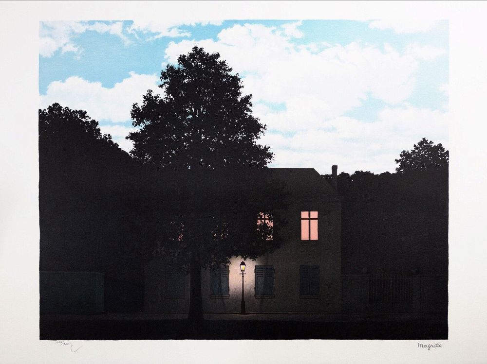 Litografia Magritte - L'Empire des Lumières