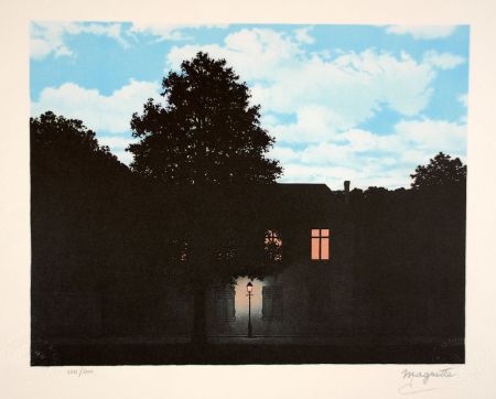 Litografia Magritte - L’Empire des Lumières - The Empire of Light