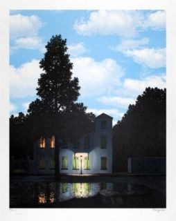Litografia Magritte - L'empire des lumières 1954