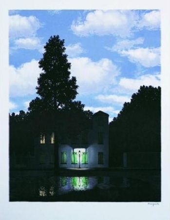 Litografia Magritte - L'empire des lumières, 1954