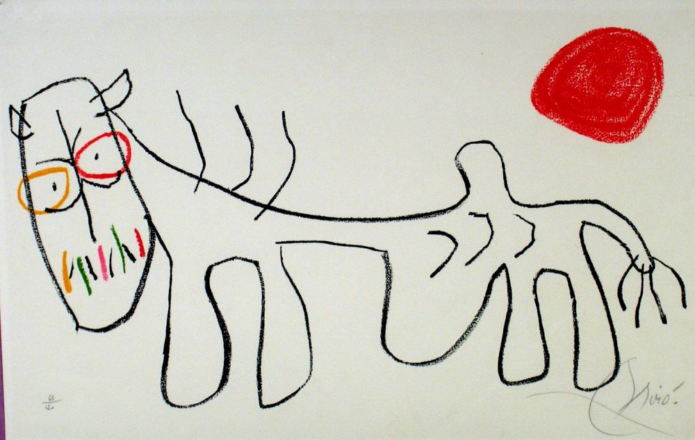Litografia Miró - L'enfance du Ubu