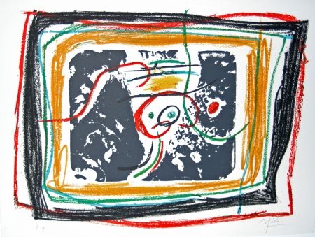 Litografia Miró - L'enfance d'UBU
