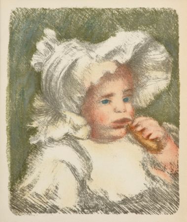 Litografia Renoir - L'Enfant au Biscuit