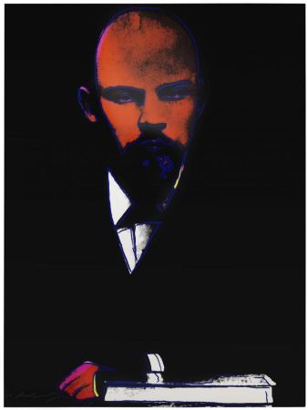 Serigrafia Warhol -  Lenin (Black) (FS II.402)