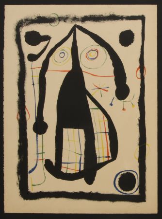 Litografia Miró - L'ENTRANGERE