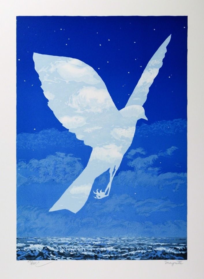 Litografia Magritte - L'Entrée en scène