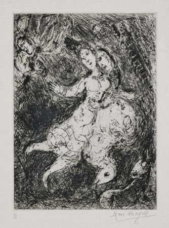Incisione Chagall - L'envolée