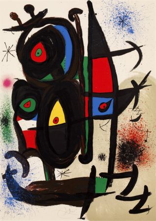 Litografia Miró - Les Amis du Musée d'Art Moderne de Paris