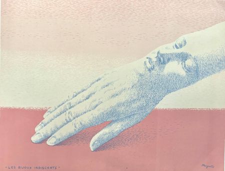 Litografia Magritte - Les bijoux indiscrets 
