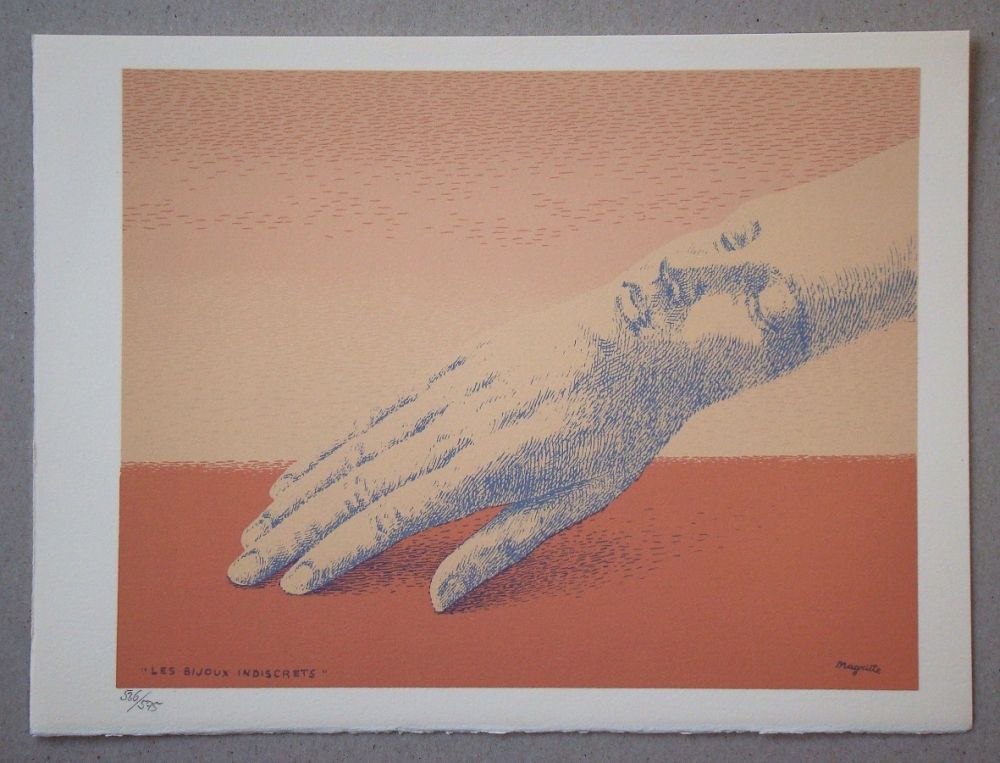 Litografia Magritte - Les bijoux indiscrets, 1963