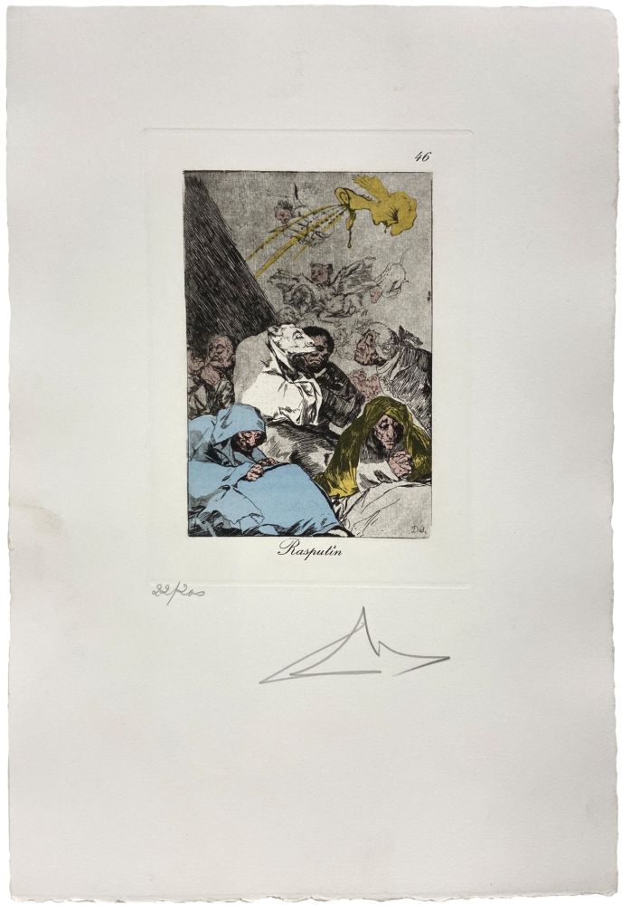 Incisione Dali - Les Caprices de Goya de Dalí
