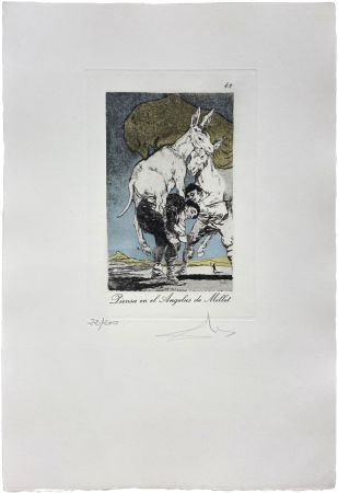 Incisione Dali - Les Caprices de Goya de Dalí