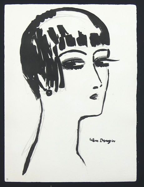 Litografia Van Dongen - Les Cheveux Courts