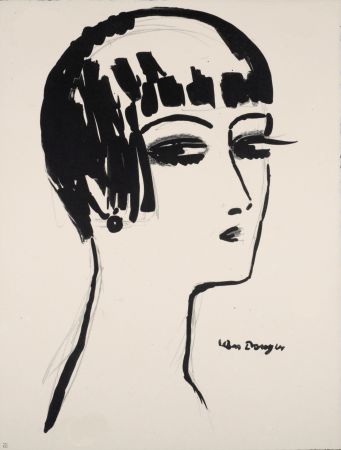 Litografia Van Dongen - Les Cheveux Courts, 1924 – Deluxe edition!