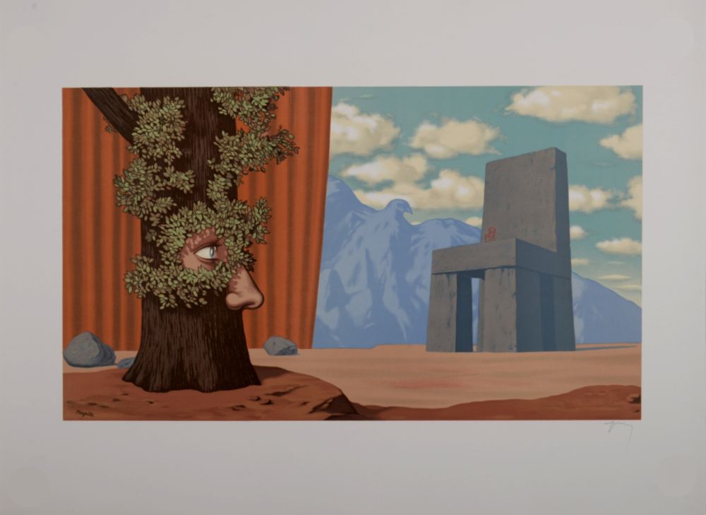 Litografia Magritte - Les Claires-Voies d'un Jeune Regard embaument la Fête d'un Vieil Arbre, 1968