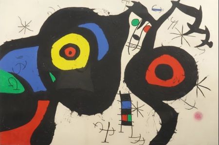 Acquaforte E Acquatinta Miró - Les Deux amis