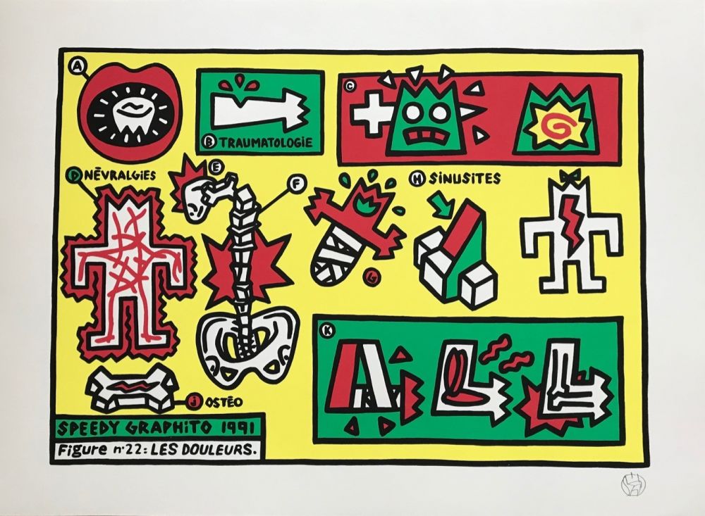 Serigrafia Speedy Graphito - Les Douleurs. Prix Spécial Etrennes