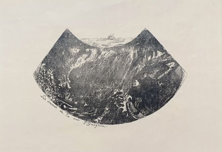 Litografia Gauguin - Les drames de la mer 