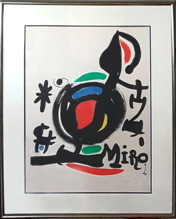 Litografia Miró - Les Essencies de la Terra Exhibition (M. 625)