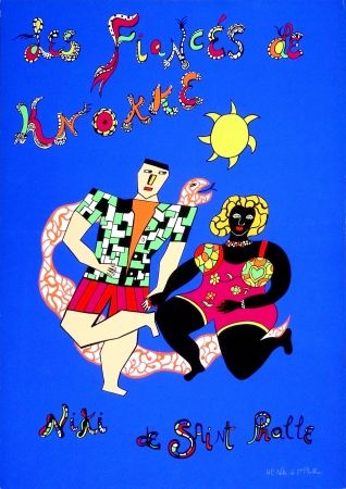 Serigrafia De Saint Phalle - Les fiancés de Knokke