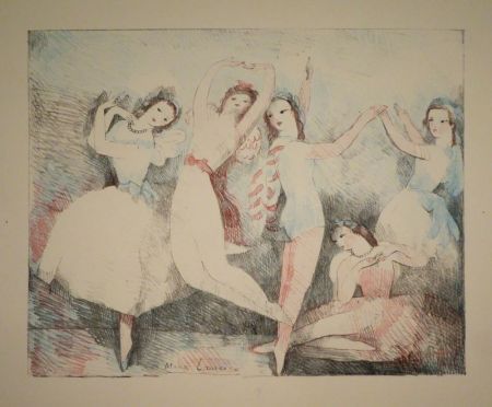 Litografia Laurencin - Les fêtes de la danse