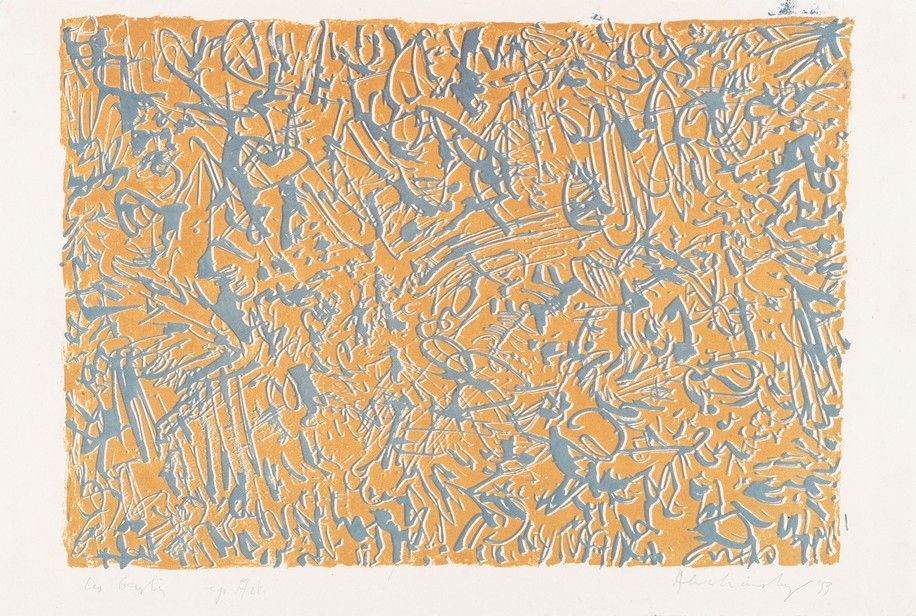 Litografia Alechinsky - Les gestes