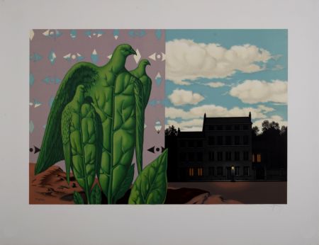 Litografia Magritte - Les Grands Oiseaux sont ceux de l'Île au Trésor, 1968