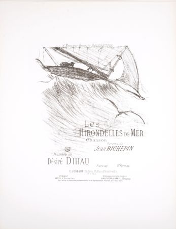 Litografia Toulouse-Lautrec - Les Hirondelles de mer, 1895