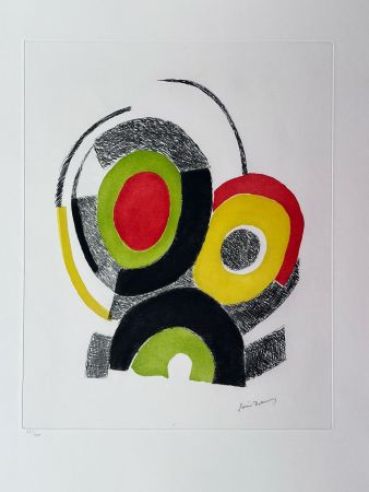 Acquaforte E Acquatinta Delaunay - Les illuminations de Rimbaud