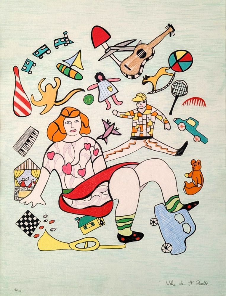 Litografia De Saint Phalle - Les Jouets 