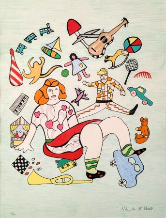 Litografia De Saint Phalle - Les Jouets 