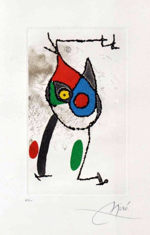 Incisione Miró - Les Magies