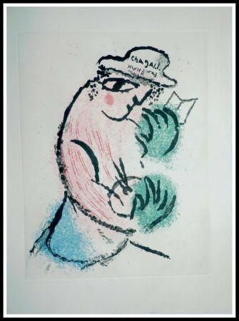 Acquaforte Chagall - LES MAUVAIS SUJETS - Planche 1