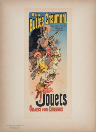 Litografia Cheret - Les Maîtres de l'Affiche : Aux Buttes Chaumont, 1898
