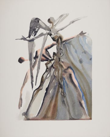 Litografia Dali - Les Négligents
