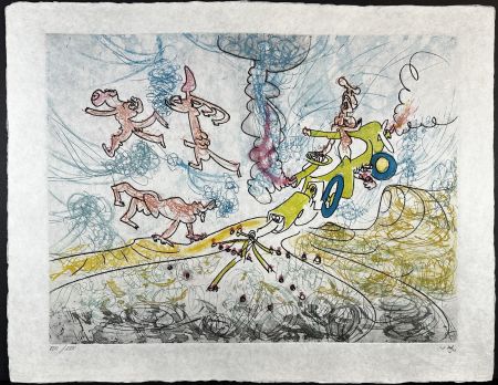 Incisione Matta - Les Oh! Tomobiles Plate 2