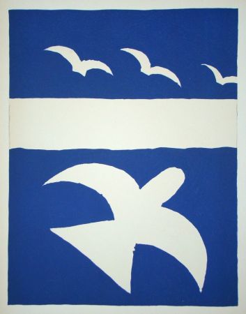 Litografia Braque - Les Oiseaux