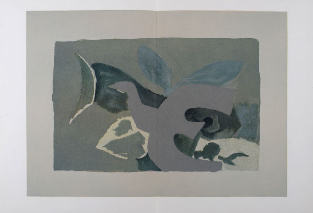 Litografia Braque - Les Oiseaux #I, 1967