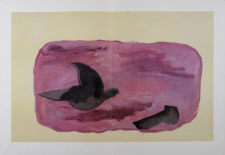 Litografia Braque - Les Oiseaux #II, 1967