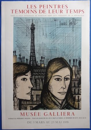 Litografia Buffet - Les Parisiennes (sur Arches)