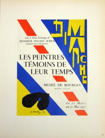 Litografia Matisse - Les Peintres Témoins de Leur Tepls