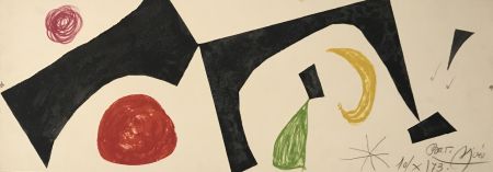 Litografia Miró - Les Penalites de l'Enfer ou Les Nouvelles-Hebrides 7