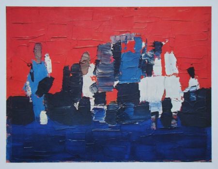 Litografia De Stael - Les petits footballeurs