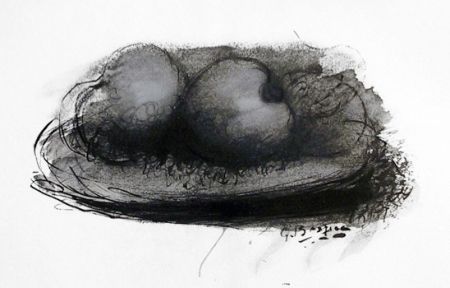 Litografia Braque -  Les Pommes