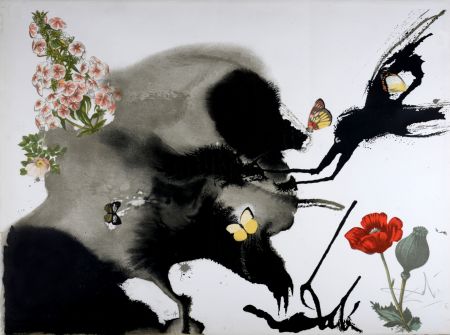Litografia Dali - Les Saisons : Autumn, 1972 - Hand-signed