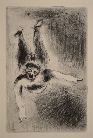 Acquaforte Chagall - Les sept Peches capitaux: La Colere
