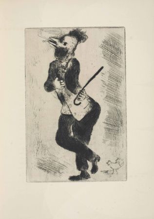 Acquaforte Chagall - Les sept Peches capitaux: L'Orgueil 1