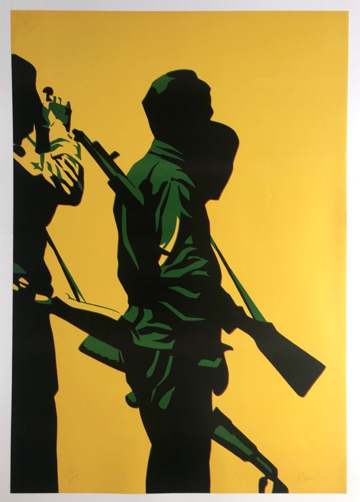 Serigrafia Rancillac - Les soldats