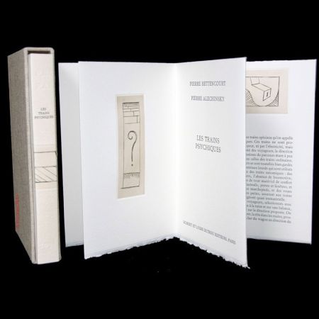 Libro Illustrato Alechinsky - Les trains psychiques