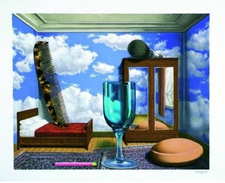 Litografia Magritte - Les valeurs personnelles, 1952